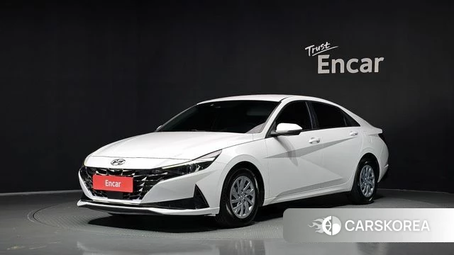 Hyundai Avante (CN7) 2020 Белый из Кореи