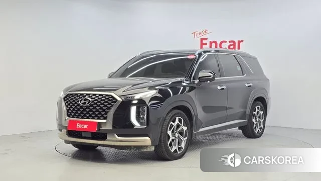 Hyundai Palisade 2022 Черный из Кореи