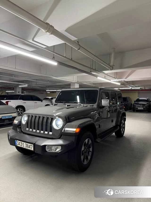 Jeep Wrangler (JL) 2021 Серый из Кореи