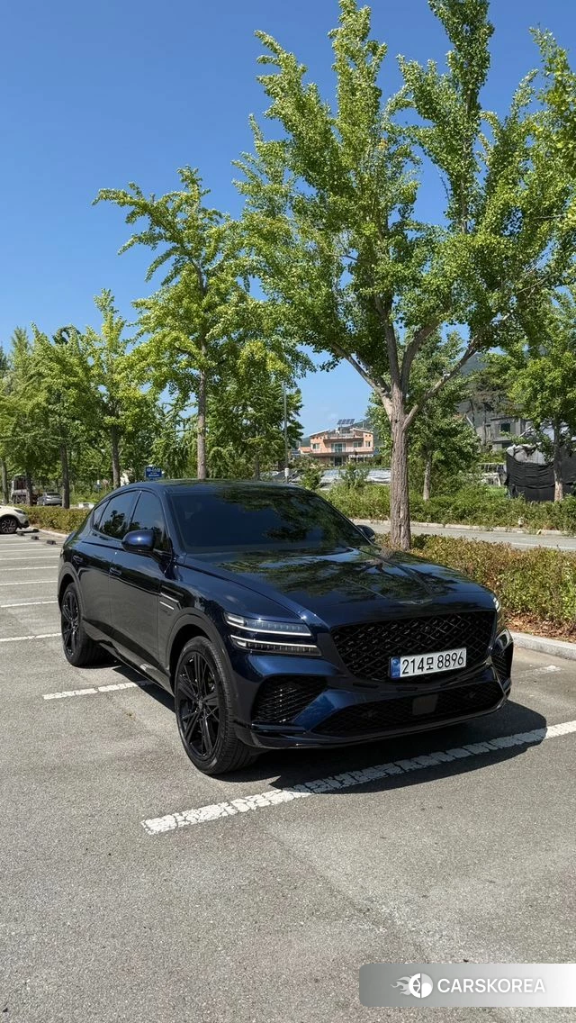 Genesis GV80 Coupe 2023 Синий из Кореи
