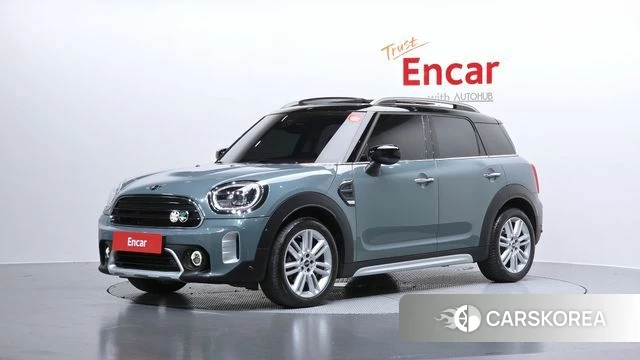 Mini Cooper Countryman 2022 Небесно-голубой из Кореи