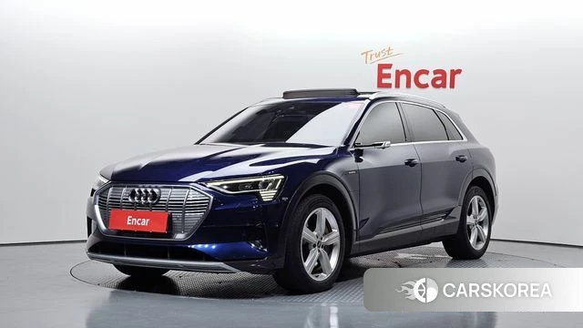 Audi e-Tron 2021 Синий из Кореи