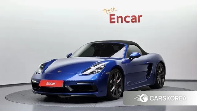 Porsche 718 Boxster 2018 Синий из Кореи