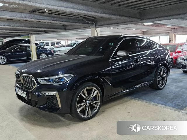 BMW X6 (G06) 2021 Черный из Кореи