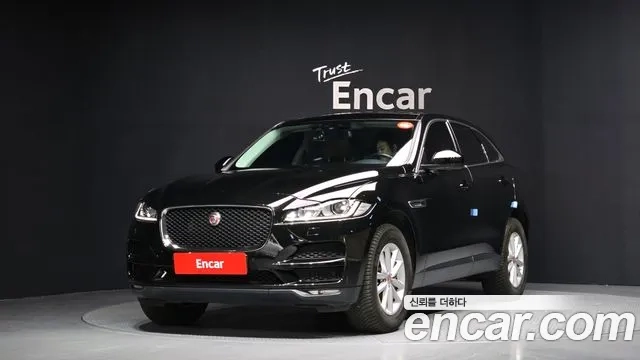 Jaguar F-PACE 2018 Черный из Кореи