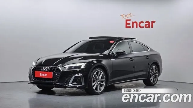 Audi A5 (F5) 2021 Черный из Кореи