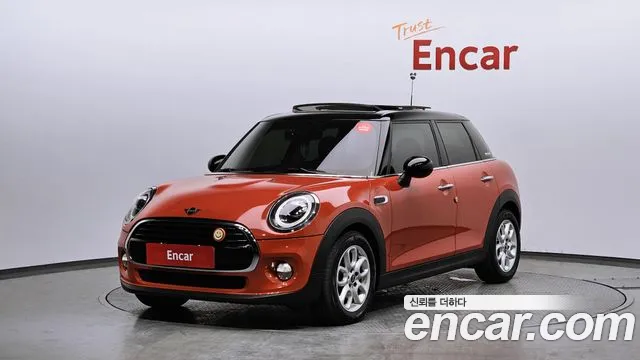 Mini Cooper 2019 Оранжевый из Кореи