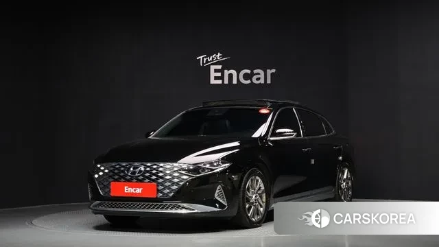 Hyundai The New Grandeur IG Hybrid 2020 Черный из Кореи