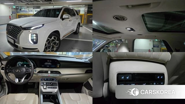 Hyundai Palisade 2022 Белый из Кореи