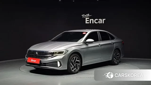 Volkswagen 7th Generation of Jetta 2023 Серебристо-серый из Кореи
