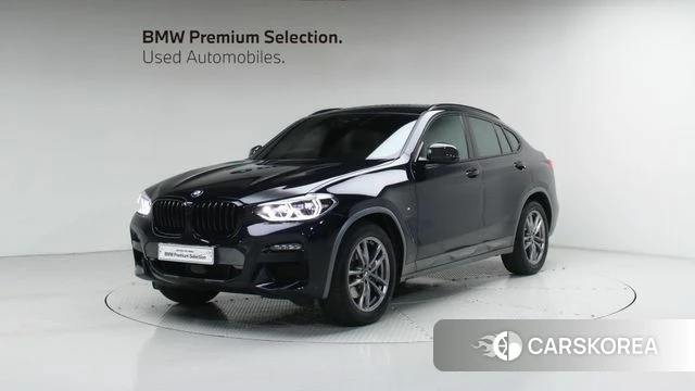 BMW X4 (G02) 2021 Черный двухцветный из Кореи