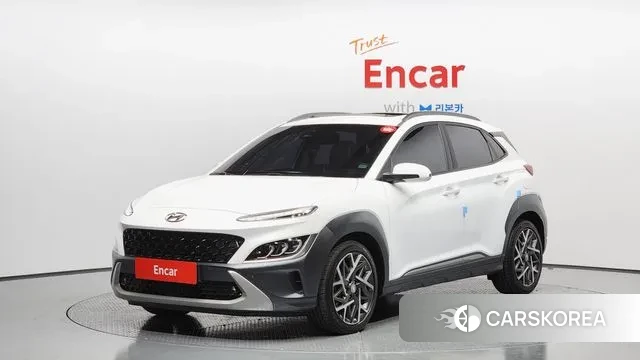 Hyundai The New Kona Hybrid 2021 Белый из Кореи