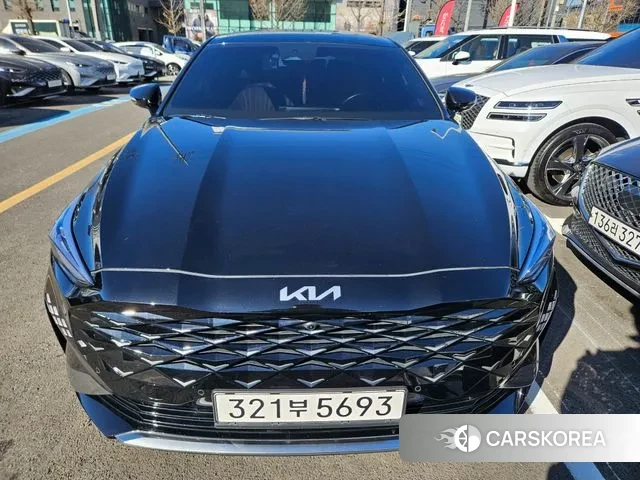 Kia K8 Hybrid 2021 Черный из Кореи