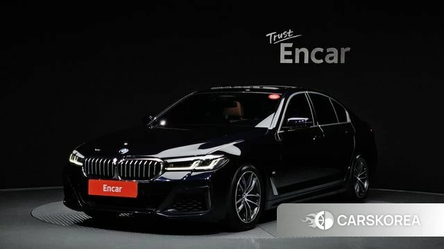 BMW 5 Series (G30) 2023 Синий из Кореи