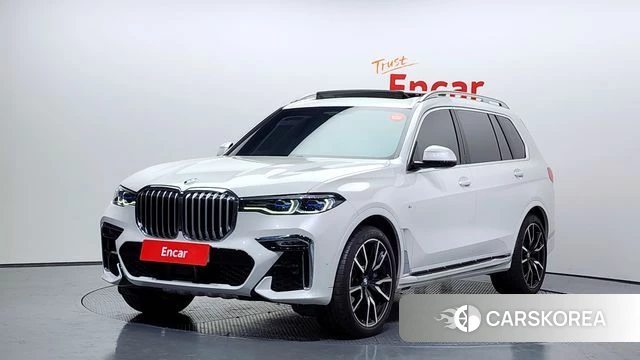 BMW X7 (G07) 2021 Белый из Кореи