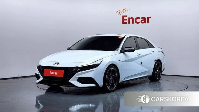 Hyundai Avante (CN7) 2020 Белый из Кореи