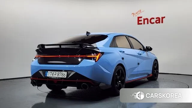 Hyundai Avante (CN7) 2022 Небесно-голубой из Кореи