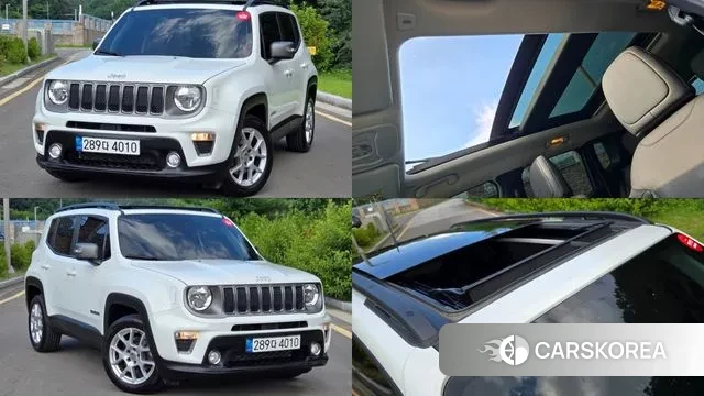 Jeep Renegade 2021 Белый из Кореи