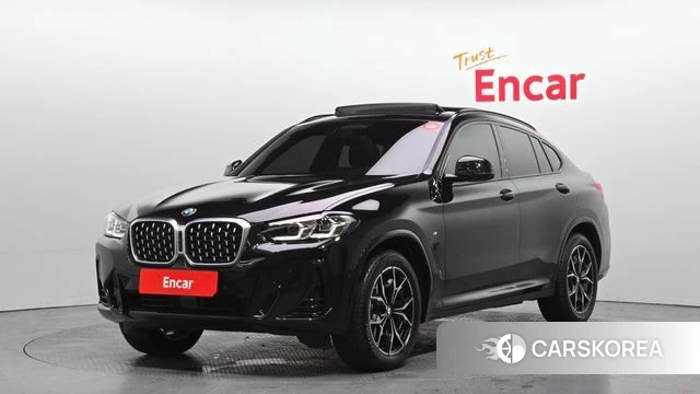 BMW X4 (G02) 2024 Черный из Кореи