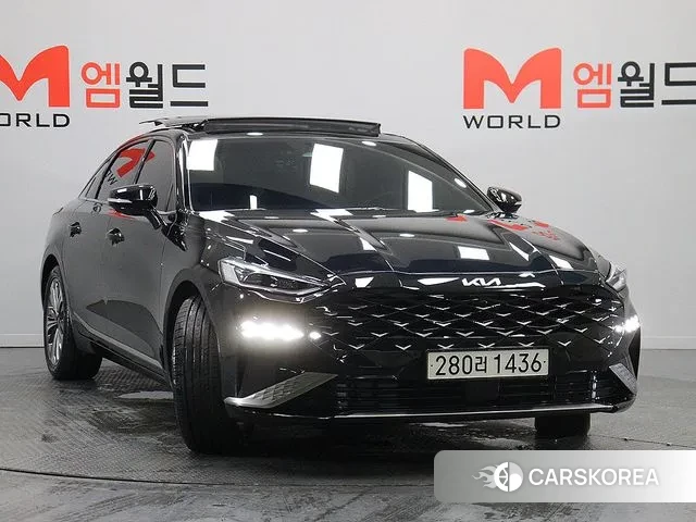 Kia K8 Hybrid 2022 Черный из Кореи