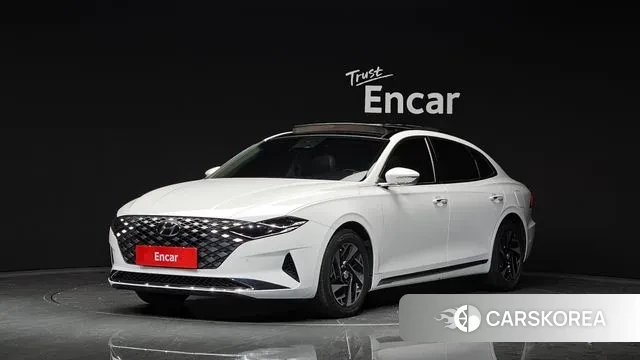 Hyundai The New Grandeur IG Hybrid 2021 Белый из Кореи