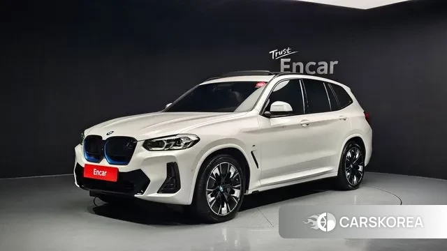 BMW iX3 2022 Белый из Кореи