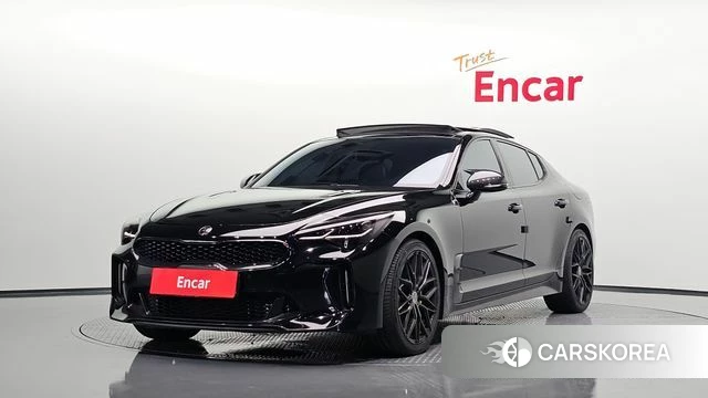 Kia Stinger 2018 Черный из Кореи