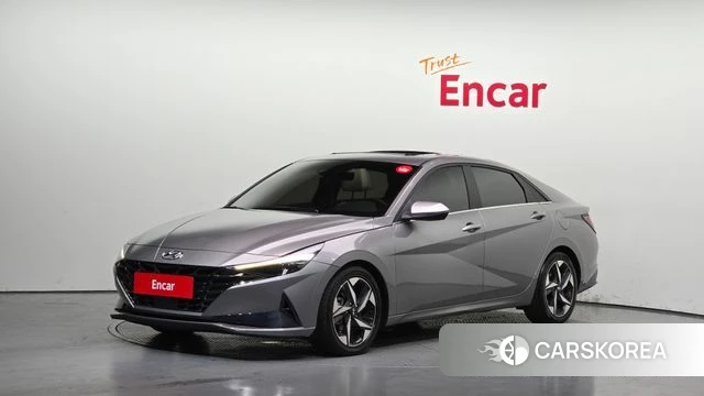 Hyundai Avante Hybrid (CN7) 2023 Серебристо-серый из Кореи