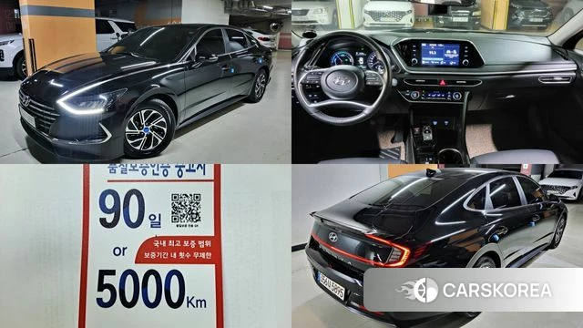 Hyundai Sonata Hybrid (DN8) 2022 Черный из Кореи