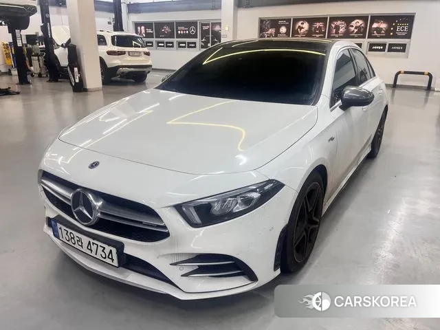 Mercedes-Benz A-Class W177 2021 Белый из Кореи