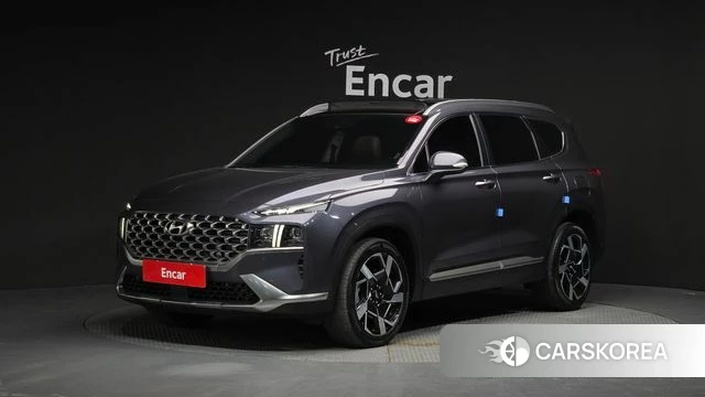 Hyundai The New Santa Fe 2022 Серый из Кореи