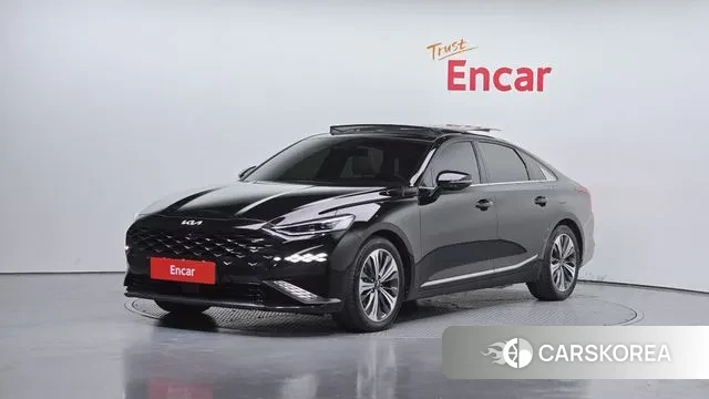 Kia K8 Hybrid 2021 Черный из Кореи