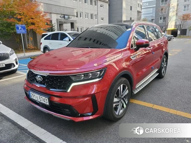 Kia Sorento 4th Generation 2021 Красный из Кореи