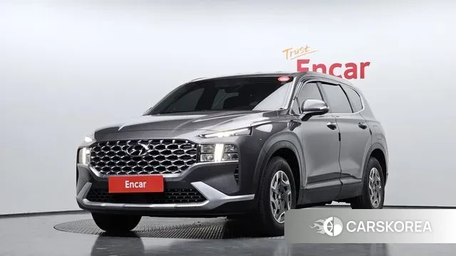 Hyundai The New Santa Fe 2021 Серый из Кореи