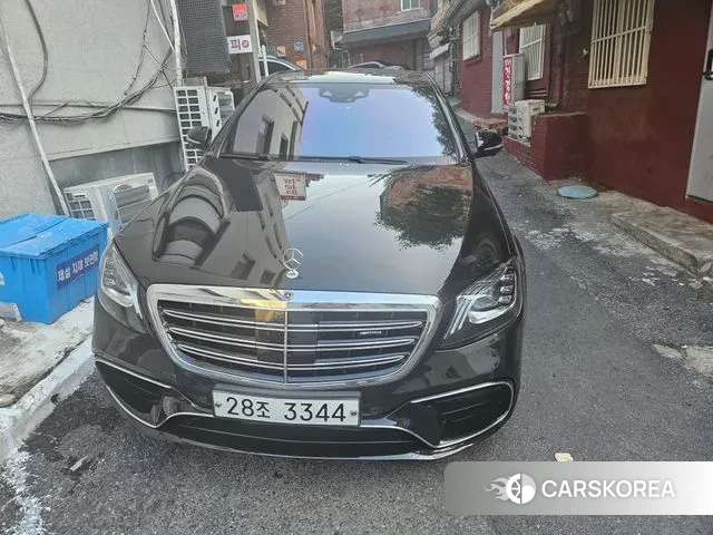 Mercedes-Benz S-Class W222 2018 Черный из Кореи