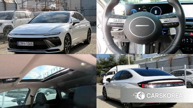 Hyundai Sonata D Edge (DN8) 2024 Белый из Кореи