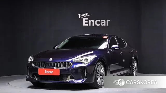 Kia Stinger 2019 Синий из Кореи