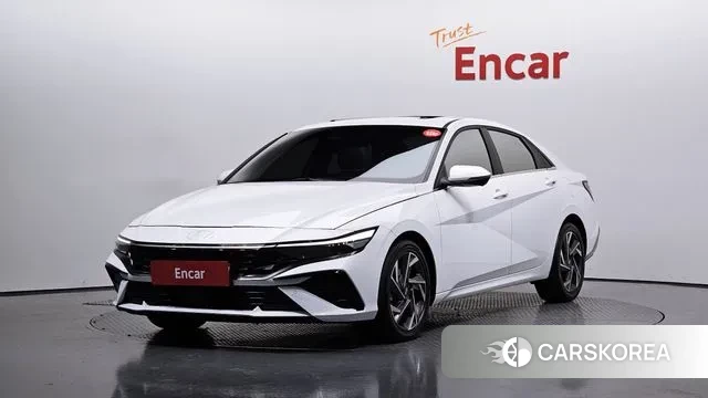 Hyundai The New Avante (CN7) 2023 Белый из Кореи