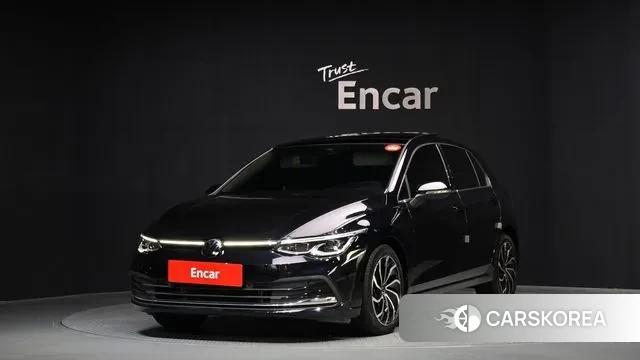 Volkswagen Golf 8th Generation 2022 Черный из Кореи