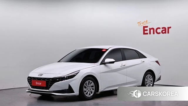 Hyundai Avante (CN7) 2022 Белый из Кореи