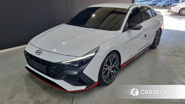 Hyundai Avante (CN7) 2022 Белый из Кореи