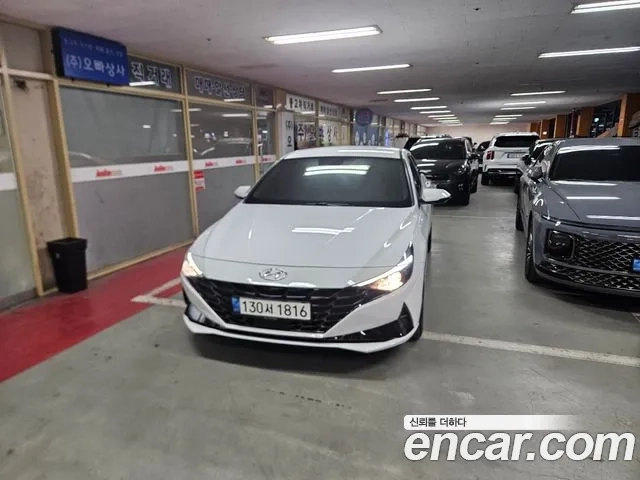 Hyundai Avante (CN7) 2022 Черный из Кореи
