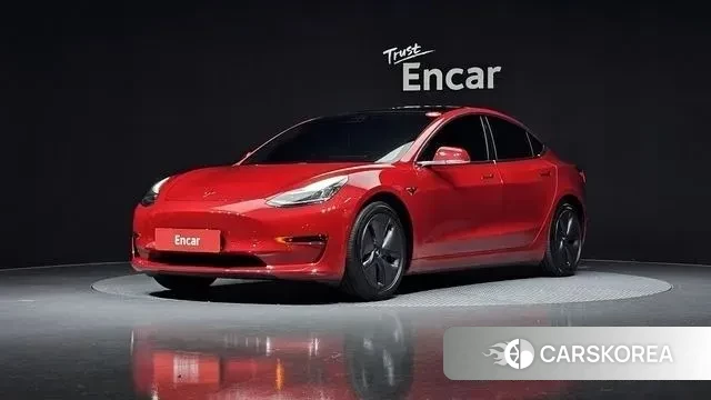 Tesla Model 3 2020 Красный из Кореи