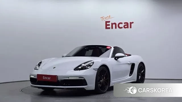 Porsche 718 Boxster 2022 Белый из Кореи