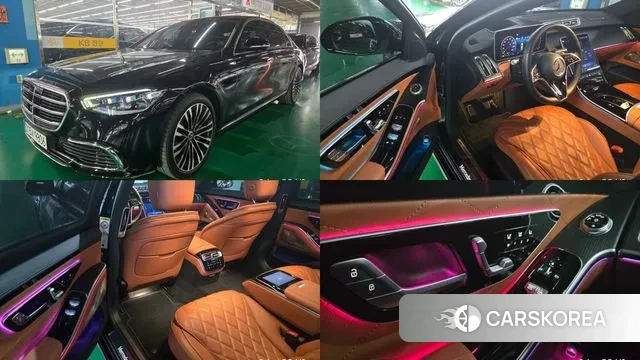 Mercedes-Benz S-Class W223 2023 Черный из Кореи