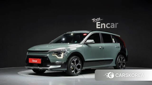Kia Di Ol Nu Niro 2022 Зеленый из Кореи