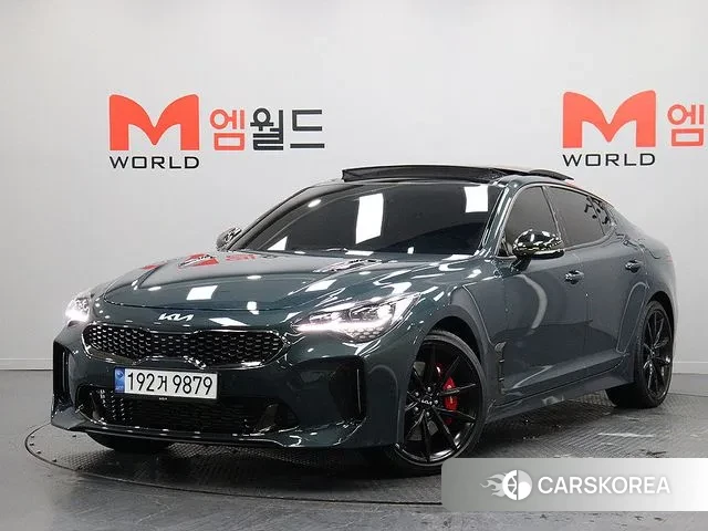 Kia Stinger Meister 2022 Темно-зеленый из Кореи