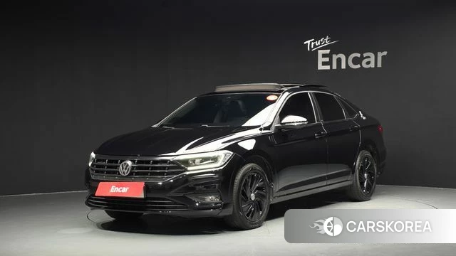 Volkswagen 7th Generation of Jetta 2021 Черный из Кореи