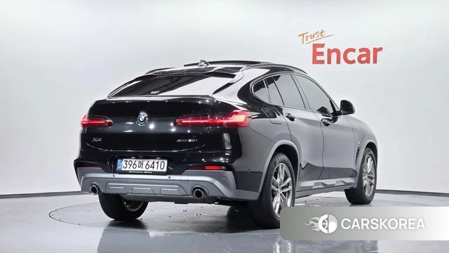 BMW X4 (G02) 2021 Черный из Кореи