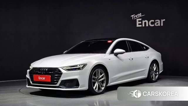 Audi A7 (4K) 2020 Белый из Кореи